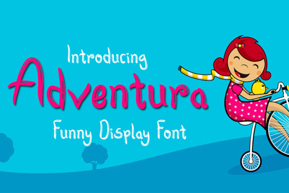Adventura: A Playful Display Font for Editorial Design