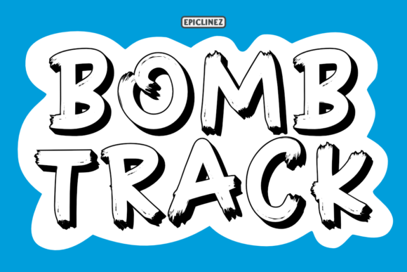 Bomb Track: A Bold Display Font for Web Designers