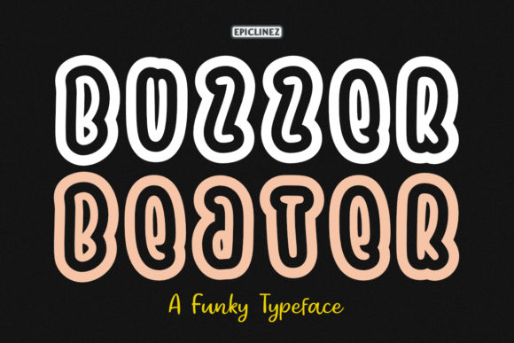 Buzzer Beater: The Playful Display Typeface for Makers