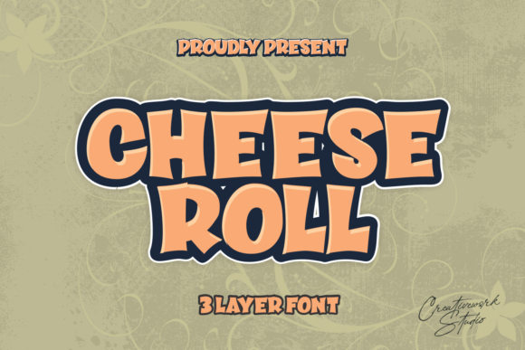 Cheese Roll Font: A Warm Display Typeface for Makers