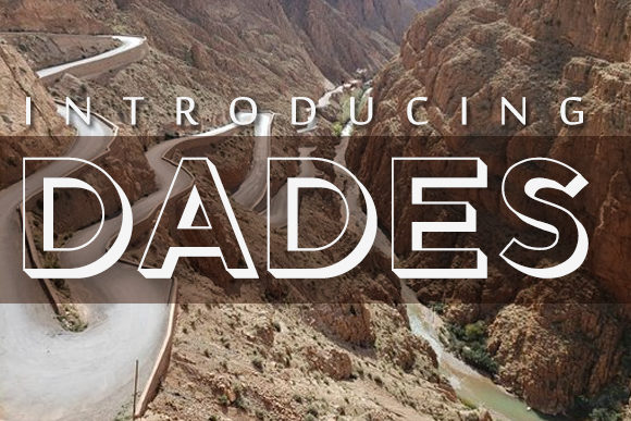 Dades: A Bold Display Font for Standout Branding