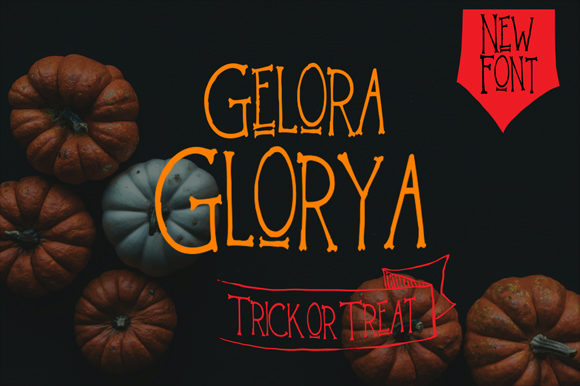 Gelora Glorya: A Spooky Display Font That Commands Attention