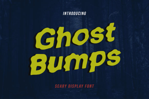 Ghost Bumps: A Playful Display Font for Campaign Creatives