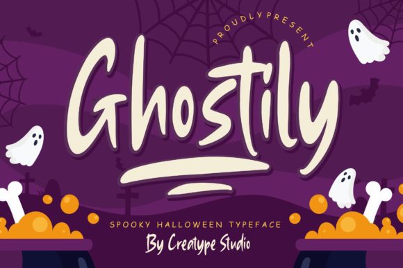 Ghostily: A Spooky Display Font for Halloween Web Design