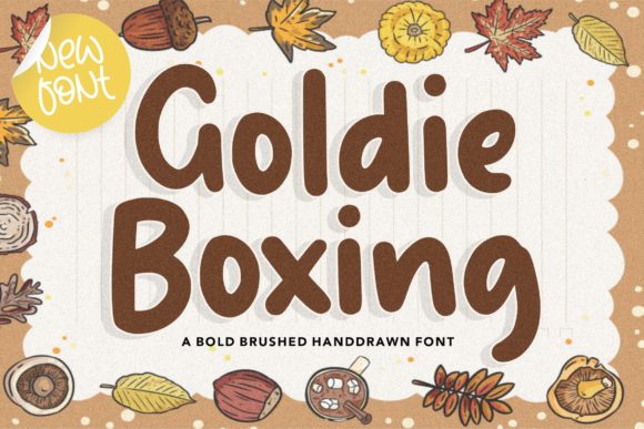 Goldie Boxing: A Display Font for Editorial Warmth and Structure
