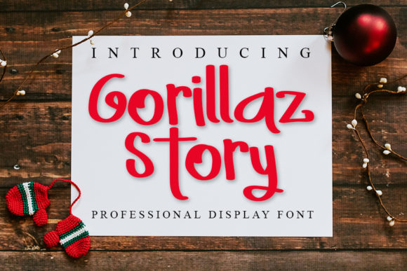 Gorrilaz Story: The Whimsical Display Font for Marketers