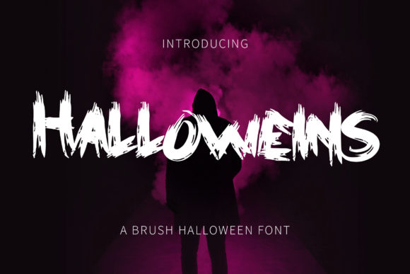 Halloweins: A Bold Brush Font That Makes Small Business Branding Unforgettable