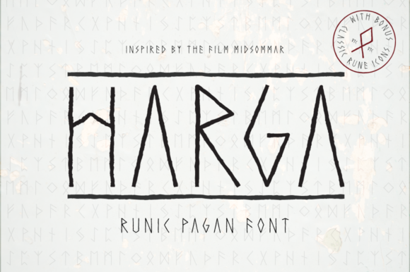 Harga: A Unique Display Font for Crafters & Makers