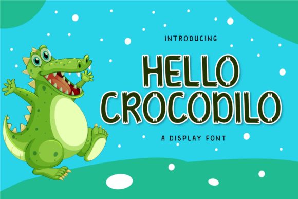 Hello Crocodilo Brings Joyful Warmth to Display Typography