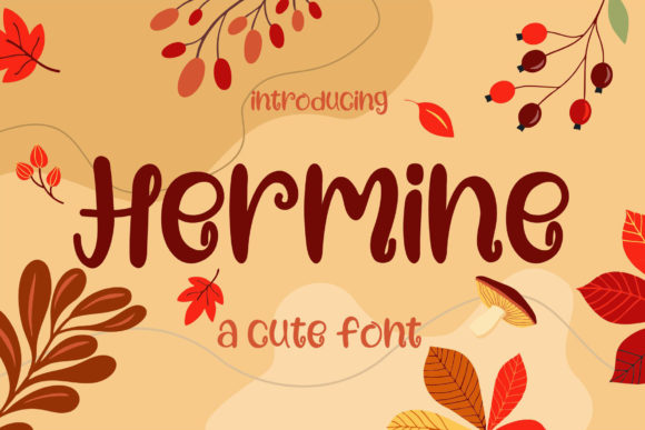 Hermine: A Playful Display Font for Memorable Branding