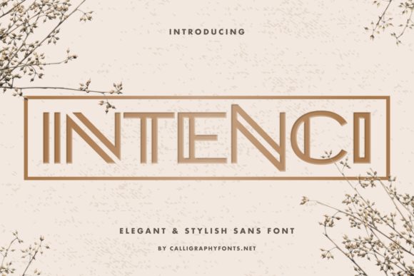 Intenci: A Display Font for Scroll-Stopping Campaign Graphics