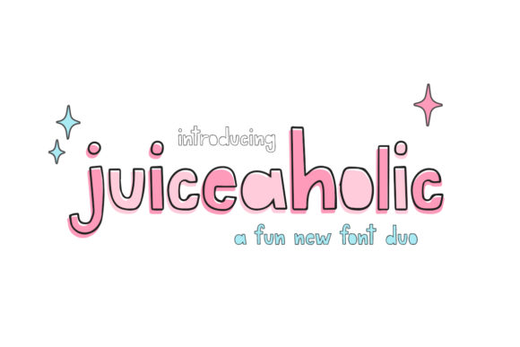 Juiceaholic: A Playful Display Font for Joyful Branding