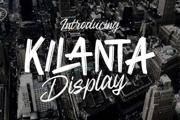 Kilanta: A Bold Display Font for Digital Brand Impact