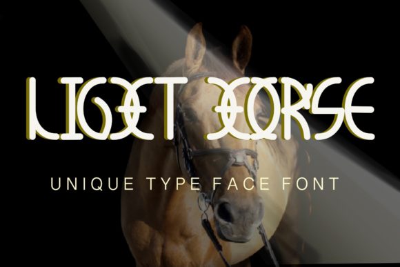 Light Horse: A Modern Display Font for Crafters