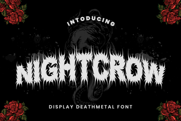 Night Crow: A Display Font That Commands Attention