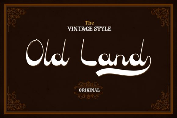 Old Land: A Display Font That Anchors Your Story