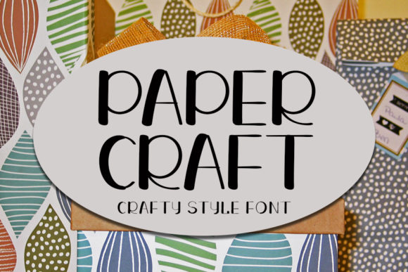 Paper Craft: A Display Font for Editorial Designers