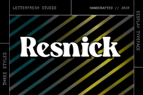 Resnick: The Retro Display Font Campaign Designers Need