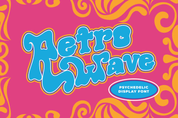 Retro Wave Font: A Bubbly Display Typeface for Crafters