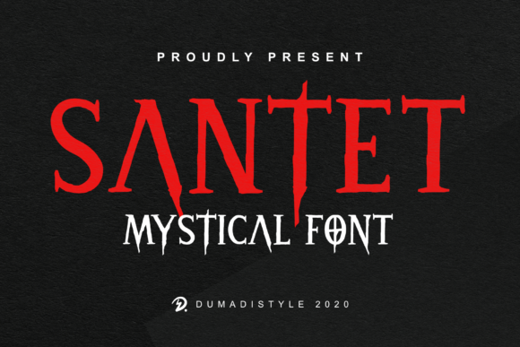 Santet: A Bold Display Font for Editorial Design
