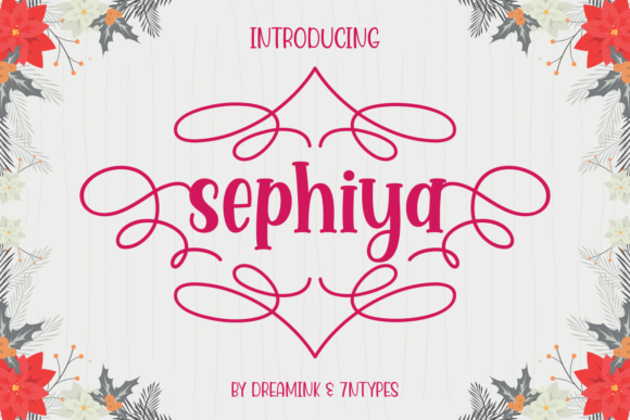Sephiya: Sweet Display Font for Handmade Creations