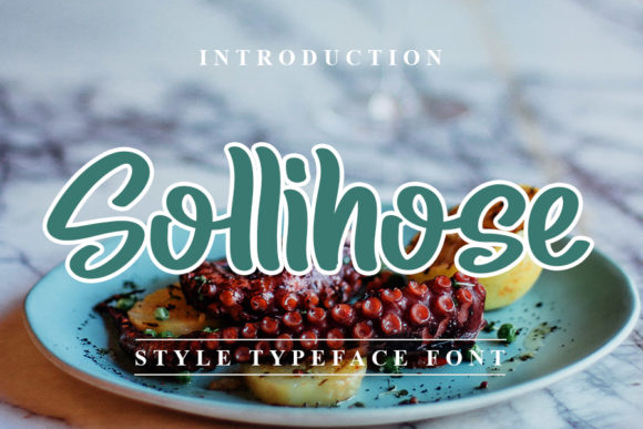 Sollihose: A Playful Display Font for Memorable Campaigns