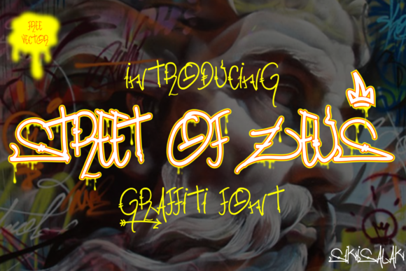 Street of Zeus: A Display Font for Campaign Creatives