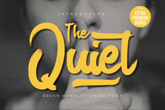 The Quiet: A Bold Display Font for Digital Design
