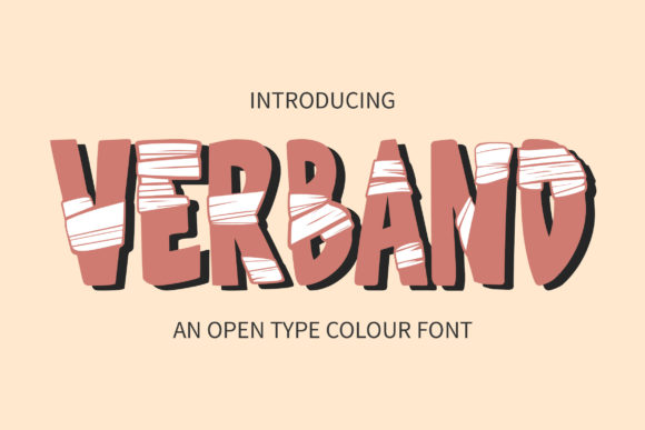 Verband: A Bandage-Inspired Display Font for Makers